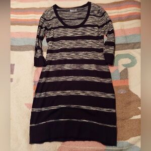 Calvin Klein Stretch knit sweater dress long sleeve size large